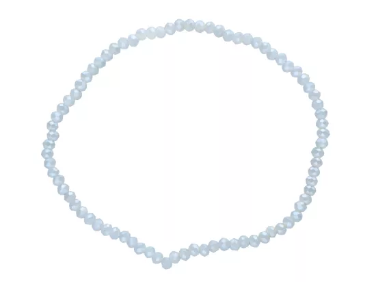 R3O26 BRANSOLETKA KRYSZTAŁKI 2,5 mm NA GUMCE