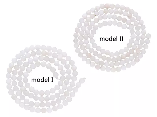 K7D68 KAMIEŃ KSIĘŻYCOWY KULE FASETOWANE 3 mm - 1 SZNUR