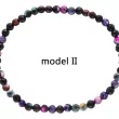 R4J41 BRANSOLETKA AGAT KULE FASETOWANE 4 mm