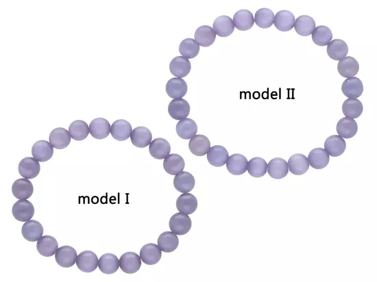 R4I34 BRANSOLETKA KOCIE OKO KULE 8 mm
