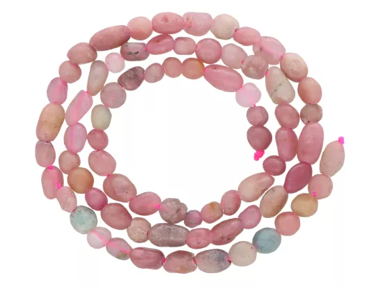 K7P58 TURMALIN CZERWONY BRYŁKI - 1 SZNUR