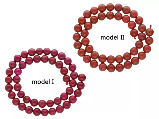 K7A14 JASPIS MORSKI KULE 8,5 mm - 1 SZNUR