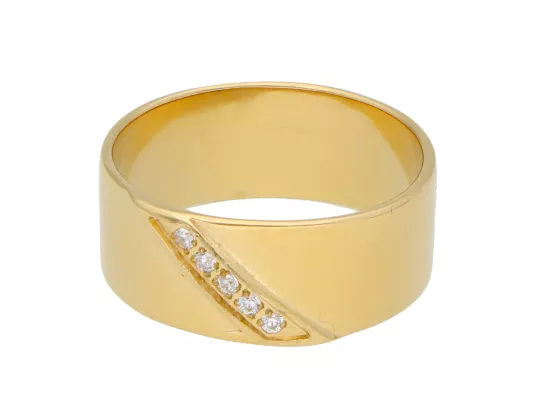 R3I06 PIERŚCIONEK ZE STALI CHIRURGICZNEJ - 1 SZTUKA