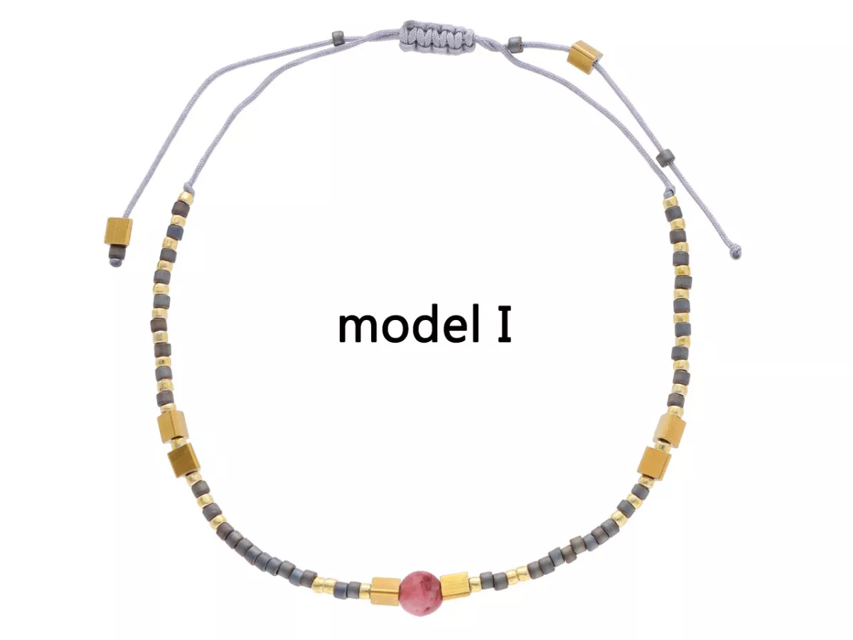 R4S82 BRANSOLETKA SHAMBALLA KRYSZTAŁKI HEMATYT JADEIT