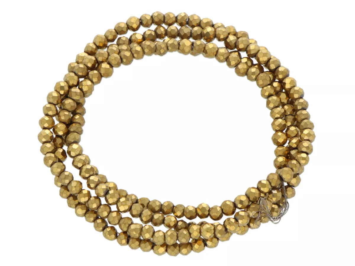 K7N68 HEMATYT KULE FASETOWANE 2 mm - 1 SZNUR