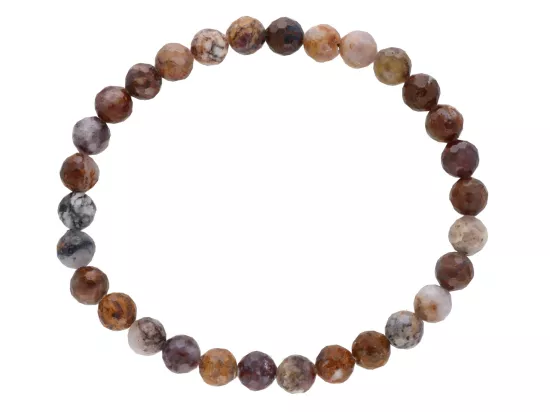 R4I68 BRANSOLETKA PIETERSITE KULE FASETOWANE 6 mm