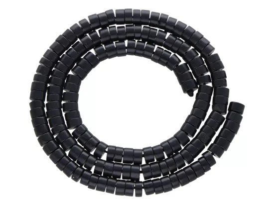 K7D01 ONYKS WALCE 4,5/2,5 mm - 1 SZNUR