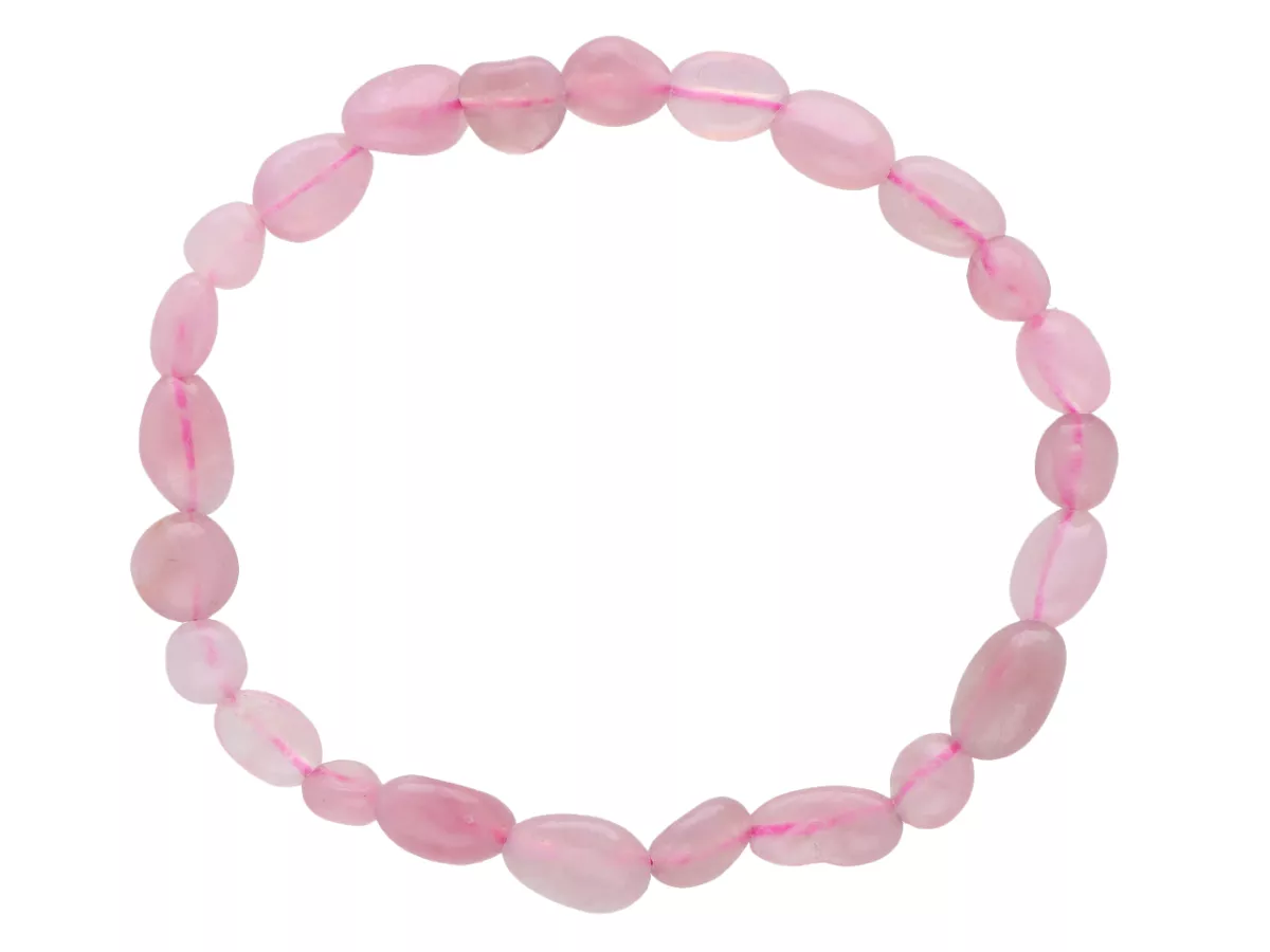 R5F30 BRANSOLETKA KWARC RÓŻOWY Z MADAGASKARU