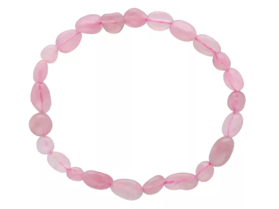 R5F30 BRANSOLETKA KWARC RÓŻOWY Z MADAGASKARU