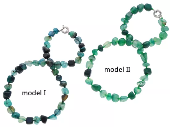 N3K30 NASZYJNIK AGAT BRYŁKI