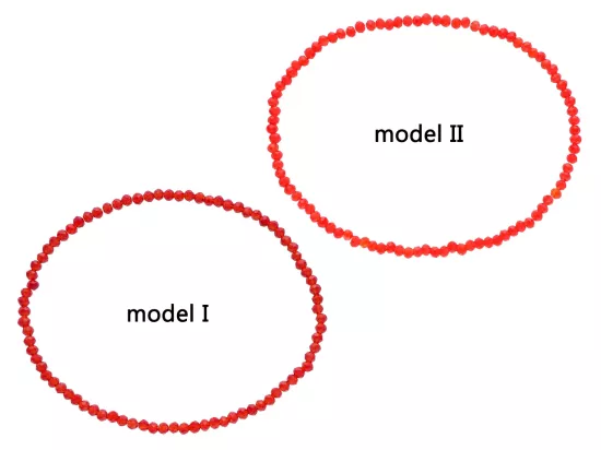 R4B81 BRANSOLETKA KRYSZTAŁKI 2,5 mm NA GUMCE