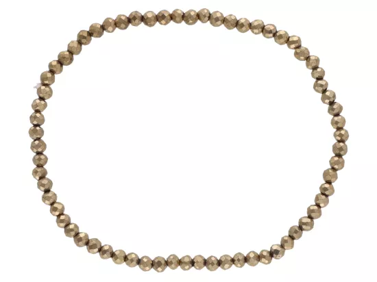 R2X01 BRANSOLETKA HEMATYT KULE FASETOWANE 3 mm