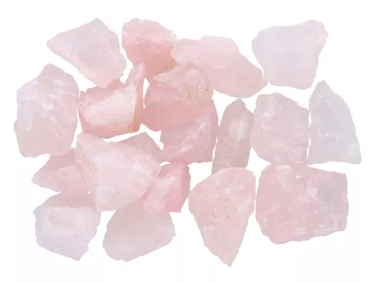 K7J89 KWARC RÓŻOWY BRYŁKI - 1 KILOGRAM