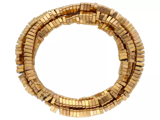 K7P18 HEMATYT MIODOWY TRÓJKĄTY 3/1 mm - 1 SZNUR