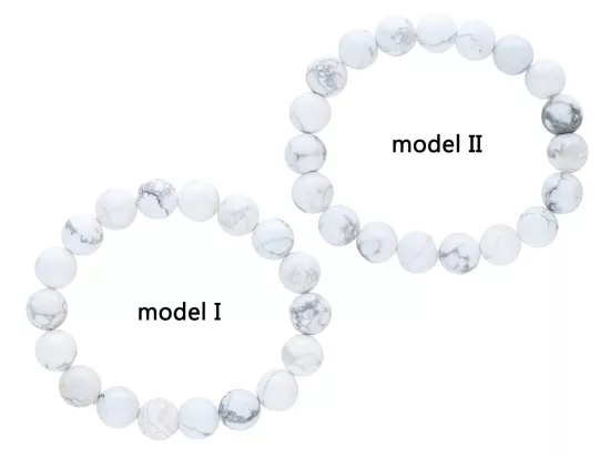 R3F38 BRANSOLETKA HOWLIT LUX KULE 10 mm