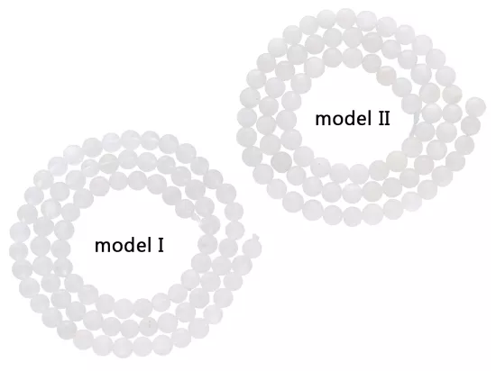K7M81 KAMIEŃ KSIĘŻYCOWY KULE 5 mm - 1 SZNUR