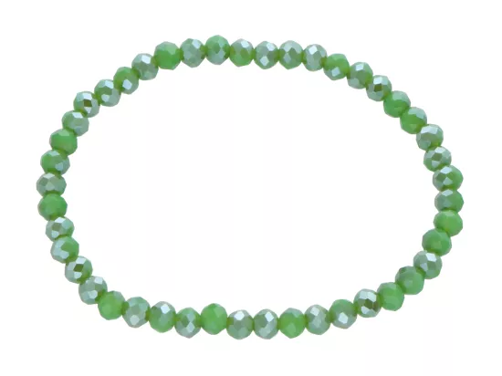 R4C70 BRANSOLETKA KRYSZTAŁKI 4,5 mm NA GUMCE