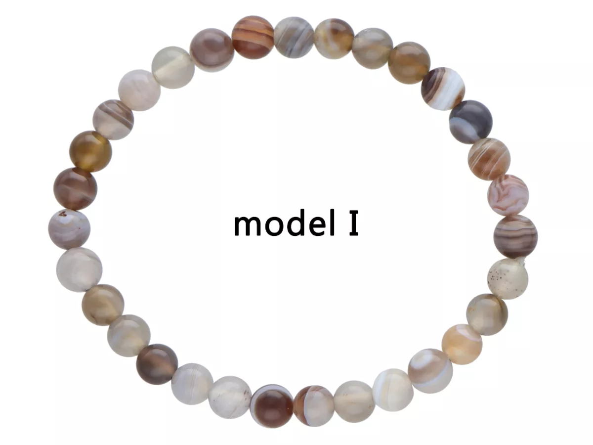 R4B55 BRANSOLETKA AGAT BOTSWANA KULE