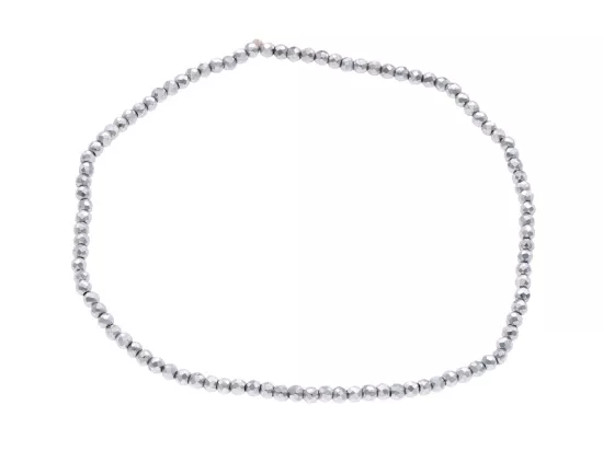 R3B60 BRANSOLETKA HEMATYT KULE FASETOWANE 2 mm