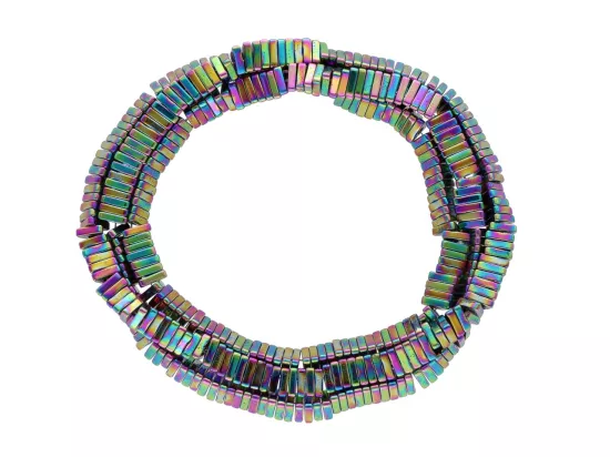 K7J66 HEMATYT TRÓJKĄTY 4/1 mm - 1 SZNUR