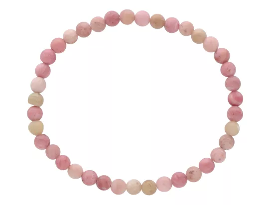 R3P35 BRANSOLETKA RODONIT MATOWY KULE 4,5 mm