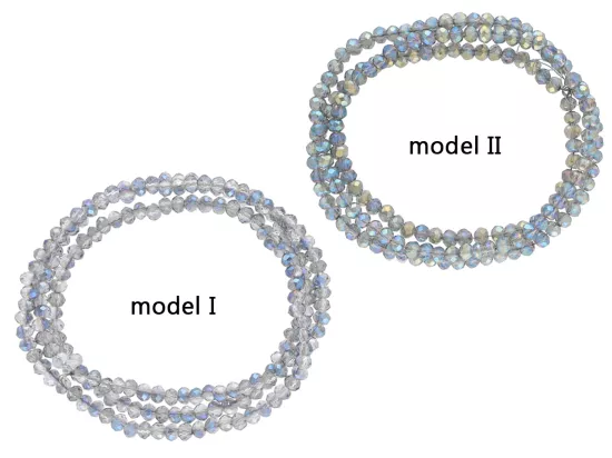 S1T24 KRYSZTAŁKI 2,5/2 mm - 1 SZNUR