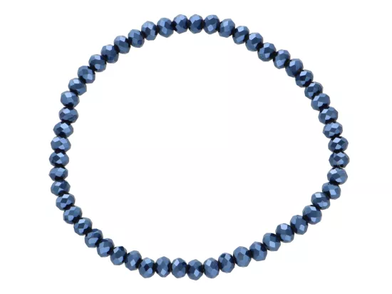 R4F46 BRANSOLETKA KRYSZTAŁKI 4,5 mm NA GUMCE