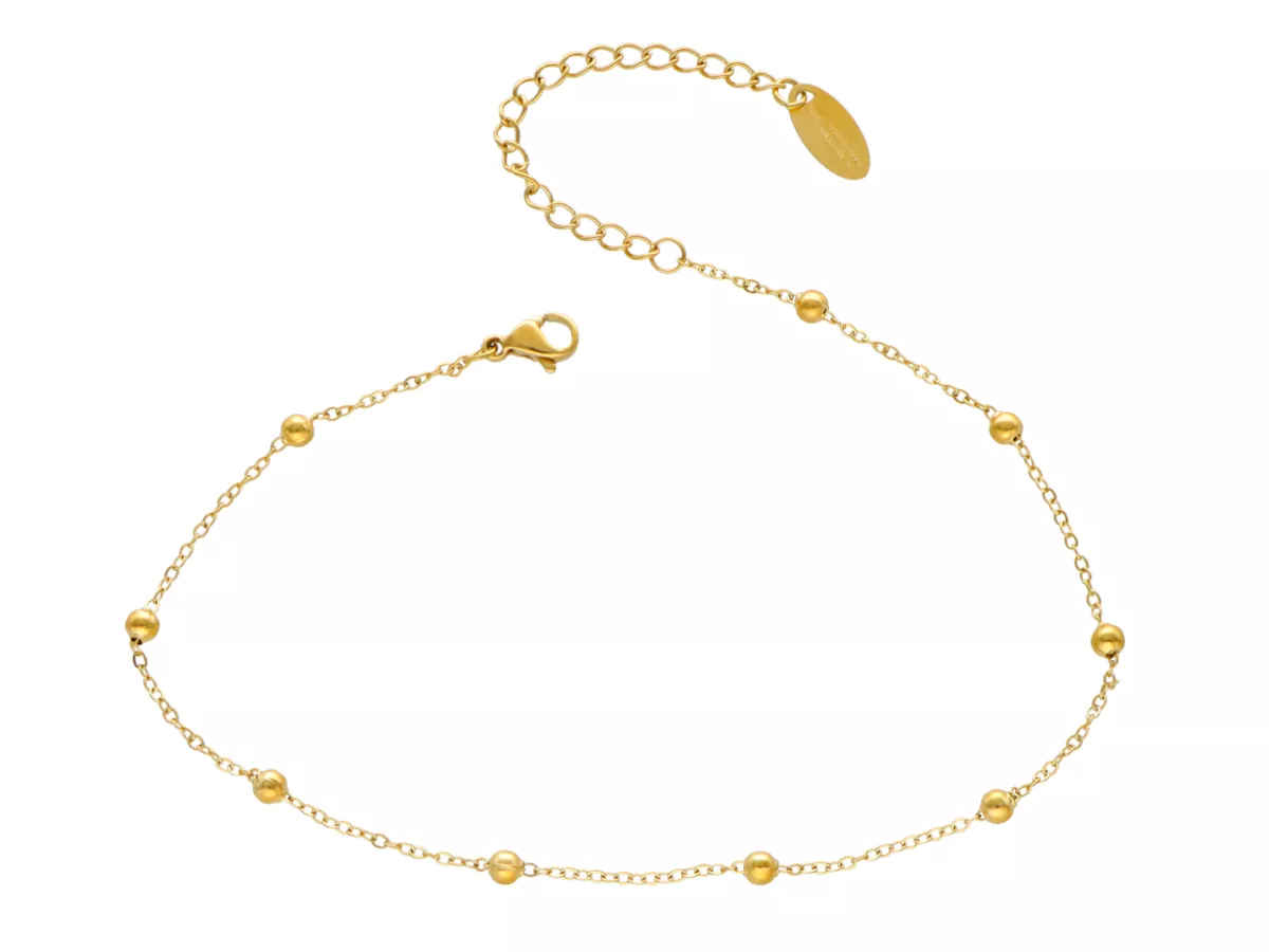 R3W24 BRANSOLETKA NA NOGĘ STAL CHIRURGICZNA