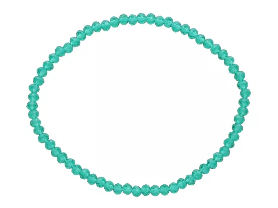 R4C12 BRANSOLETKA KRYSZTAŁKI 3 mm NA GUMCE