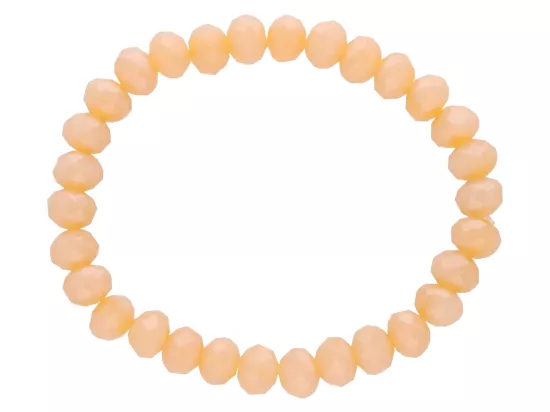 R2B14 BRANSOLETKA KRYSZTAŁKI 8 mm NA GUMCE