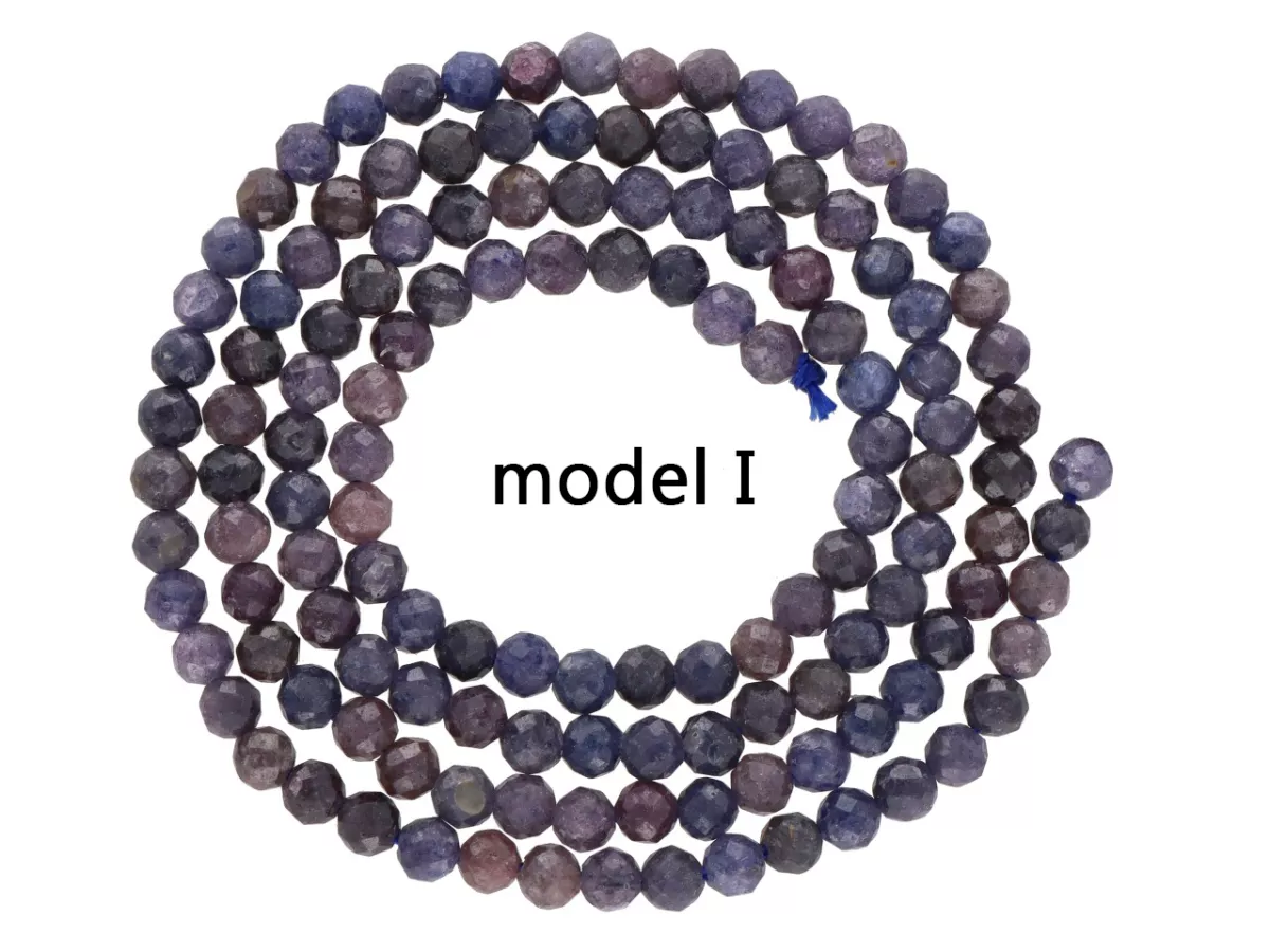 K7C67 SZAFIR KULE FASETOWANE 3 mm - 1 SZNUR