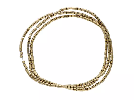 K6U31 HEMATYT WAŁKI 1,5/1,5 mm - 1 SZNUR