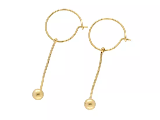 U1K91 KOLCZYKI STAL CHIRURGICZNA 1 PARA