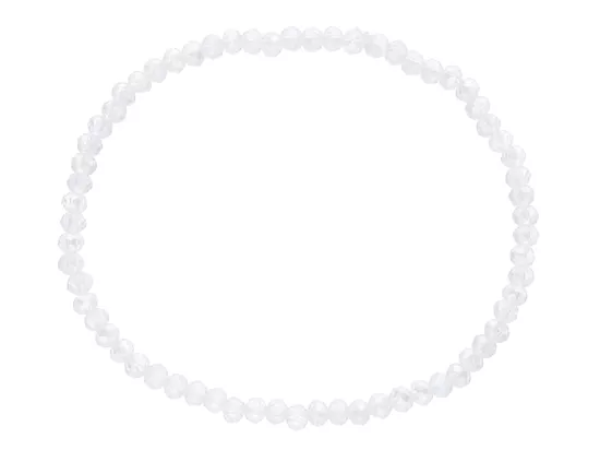 R2X08 BRANSOLETKA KRYSZTAŁKI 3 mm NA GUMCE