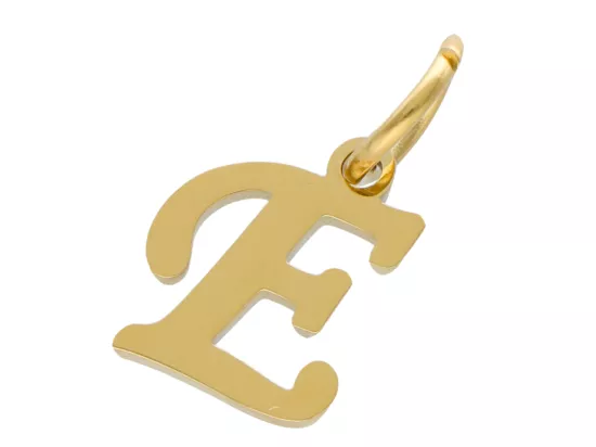 P5N66 ZAWIESZKA OZDOBNA ZE STALI CHIRURGICZNEJ LITERKA "E" - 1SZT