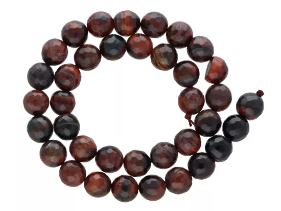 K6W20 BAWOLE OKO OPALIZUJĄCE KULE FASETOWANE 10 mm - 1 SZNUR