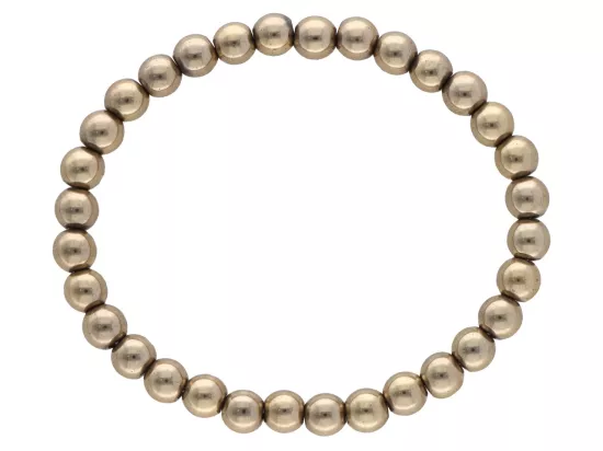 R2N37 BRANSOLETKA HEMATYT KULE 6 mm