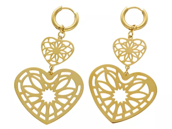 U1T95 KOLCZYKI STAL CHIRURGICZNA 1 PARA