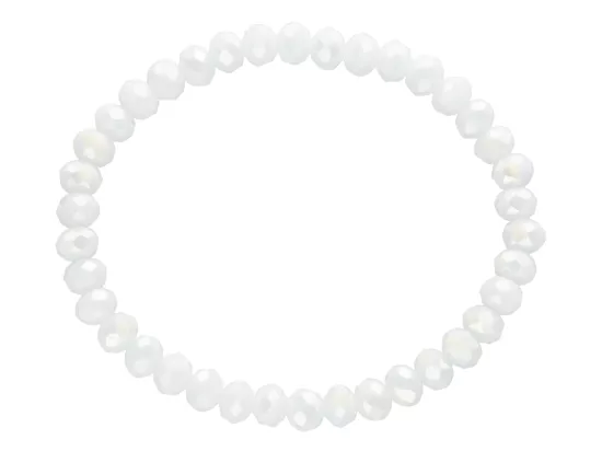 R2J09 BRANSOLETKA KRYSZTAŁKI 6 mm NA GUMCE