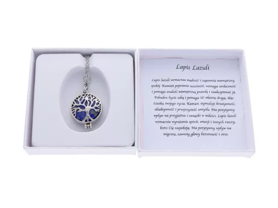 N2X62 NASZYJNIK STAL CHIRURGICZNA - LAPIS LAZULI