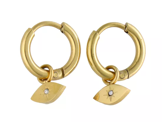 U1U02 KOLCZYKI STAL CHIRURGICZNA 1 PARA