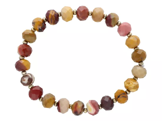 R5E64 BRANSOLETKA MOKAIT I HEMATYT