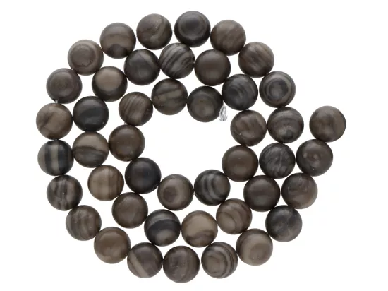 K6X91 JASPIS NETWORK KULE 8,5 mm - 1 SZNUR