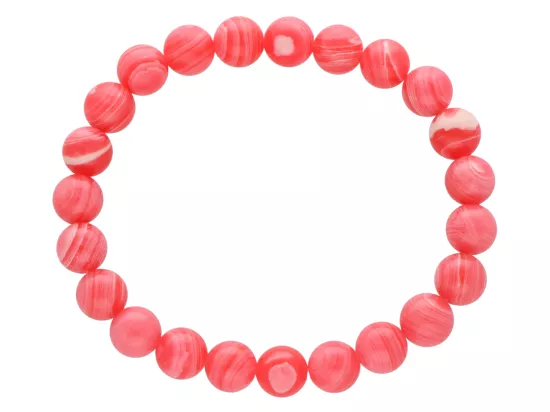 R4Z83 BRANSOLETKA RODOCHROZYT KULE 8,5 mm