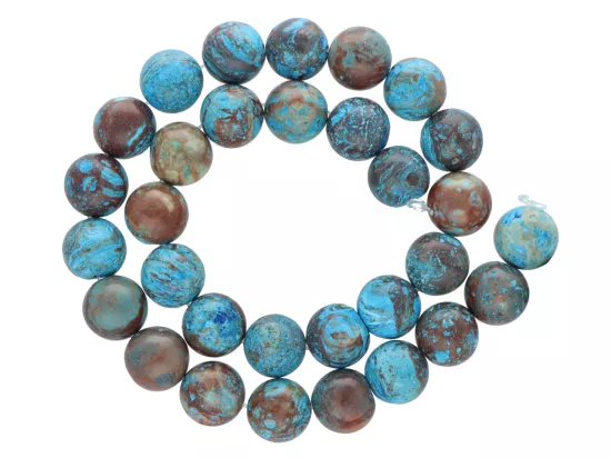 K6G17 TURKUS AFRYKAŃSKI KULE 12,5 mm - 1 SZNUR