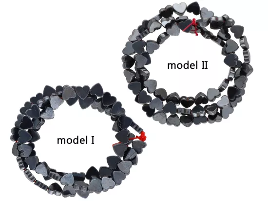 K7F20 HEMATYT SERCE 6/6 mm - 1 SZNUR