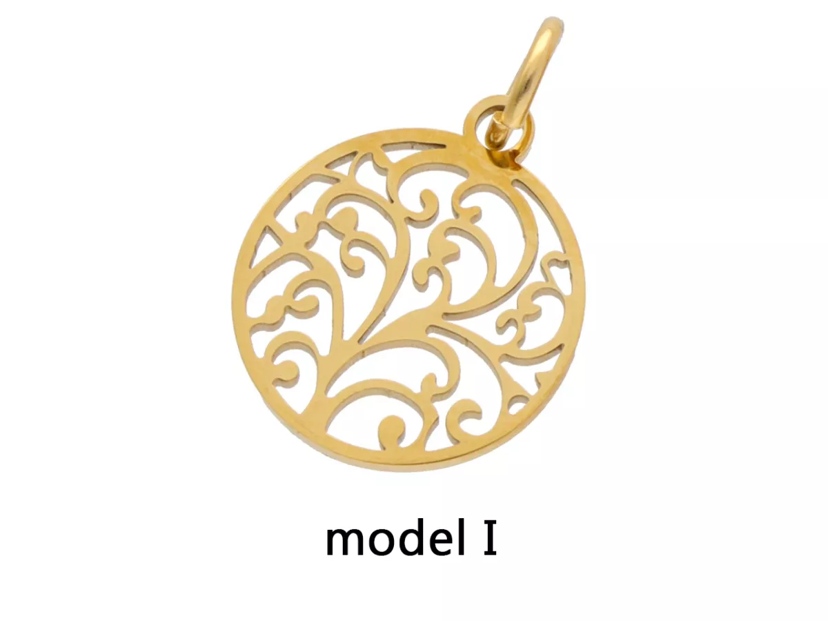 P5L80 ZAWIESZKA OZDOBNA ZE STALI CHIRURGICZNEJ - 1 SZTUKA