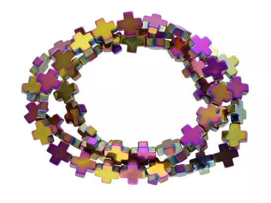 K6R51 HEMATYT KRZYŻYKI 6,5/6,5 mm 1 SZNUR