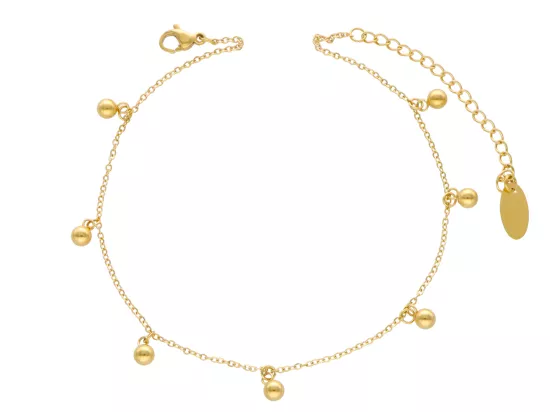 R3N24 BRANSOLETKA NA NOGĘ ZE STALI CHIRURGICZNEJ