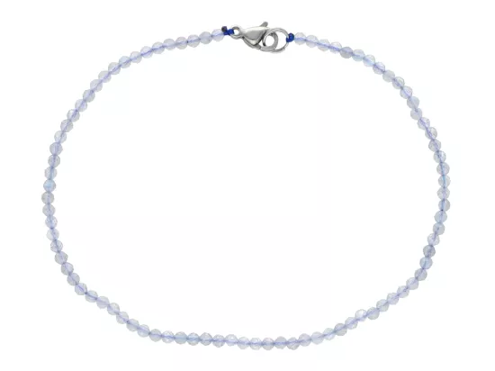 R3B26 BRANSOLETKA LABRADORYT KULE FASETOWANE 2,5 mm